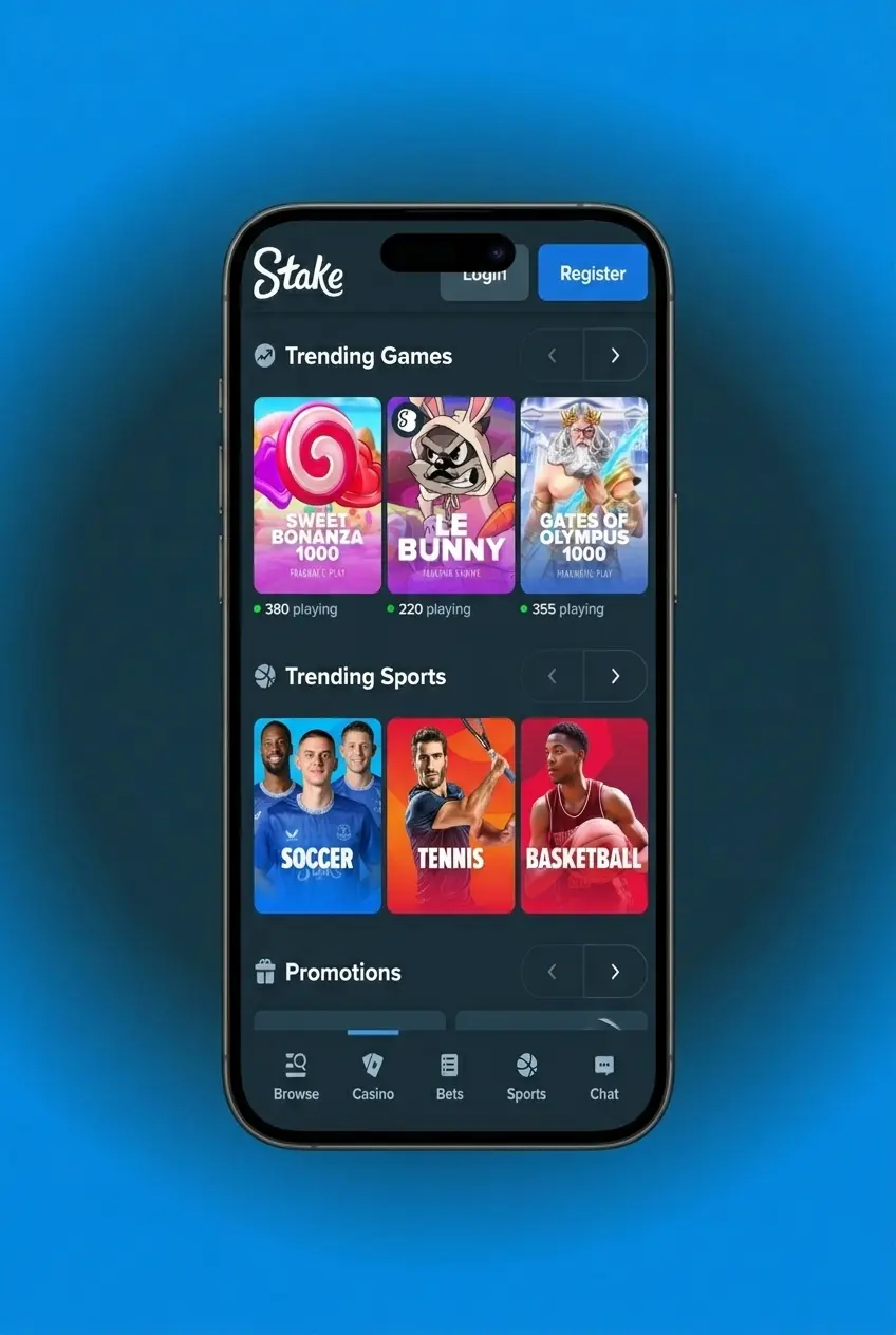 How to Start Playing Live at Stake Casino